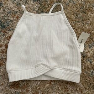 Gilly Hick Bralette/Crop White NWT